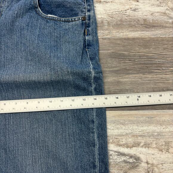 Vintage Y2k Nautica Mid Wash Blue Mens 36x33 Relaxed Loose Baggy‎ 2000s Jeans - Picture 9 of 11